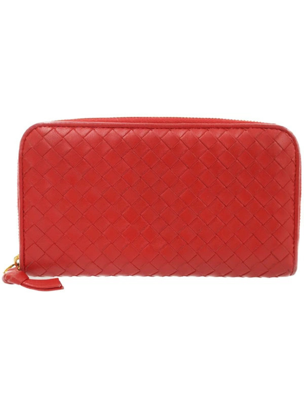 Bottega Veneta Intrecciato Round Zipper Long Wallet